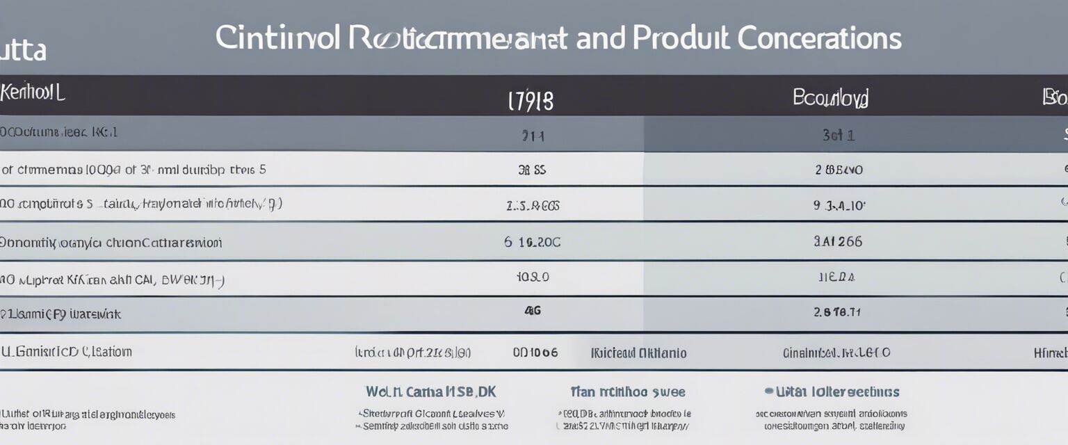 Retinol Product Concentrations